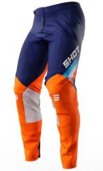 Shot Pantaloni de motocross Shot Contact Tracer albastru-portocaliu lichidare (SHOA08-11B2-B04)