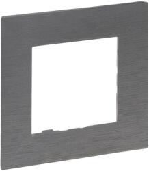 Legrand Niloé Step 1-es keret, csiszolt szürke (863991) (863991)