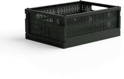 Made Crate Összecsukható tároló rekesz közepes - Mosott fekete pulcsi (MC-02-0010)