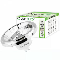 Lumileds GU10 ES111 LED izzó 15W = 100W 1521lm 4000K Semleges 24° Ezüst LUMILED (LEDZARMI980) - luxcenter