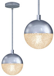Polux Függesztett lámpa, MENNYEZETI Amarillo 1xG9, fényes ezüst GLAMOUR (SANLA01025)
