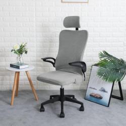 Forcheer Forgószék- és FejtámlaHuzat (vízlepergető, 1 részes, világosszürke)