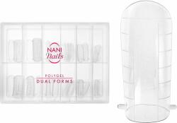 NANI Șabloane NANI Dual Forms pentru Poly geluri, 120 buc, Classic