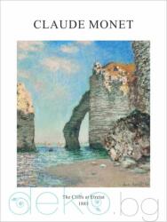  Принт Скалите край Етрета, импресия на Клод Моне - репродукция (Print1001)