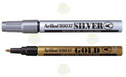 Artline Marker cu vopsea corp metalic, ARTLINE argintiu / auriu (EK-900XF-SV)
