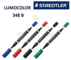 STAEDTLER Marker permanent Lumocolor cu doua varfuri B-F Staedtler 348 (ST-348-B-)