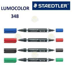 STAEDTLER Marker permanent Lumocolor cu doua varfuri M-F Staedtler 348 (ST-348-)