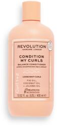  Balsam pentru Par Cret fara silicon si sulfati Revolution Haircare Hydrate My Curls Balance Conditioner, 400 ml