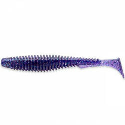 Fishup Fishup_u-shad 2.5" (9pcs. ), #060 - Dark Violet/peacock & Silver (fhl22132)