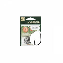 Maruto Horog 8355bl Carp Hooks Forged Straight Eye Barbless Hc Black Nickel 6 (43201006)