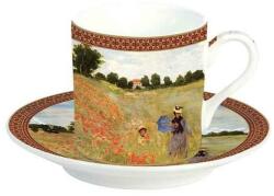 Easy Life Monet Porcelán eszpresszó csésze 2 személyes Pipacsmező