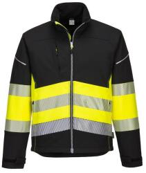  PW375BKYXL Portwest PW3 Hi-Vis Class 1 Softshell kabát (PW375BKYXL)
