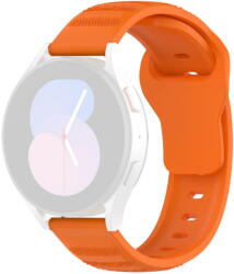Techsuit Curea pentru Samsung Galaxy Watch 4/5/Active 2, Huawei Watch GT 3 (42mm)/GT 3 Pro (43mm) - Techsuit Watchband (W050) - Orange (KF2317650) - vexio