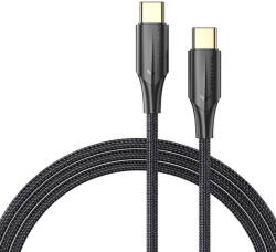 Vention USB-C 2.0 to USB-C 3A Cable Vention TAUBH 2m Black LED (35340) - vexio