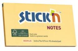STICK N Stick`N 76x127mm 90lap környezetbarát pasztell narancs jegyzettömb (STICK_N_21570) (STICK_N_21570)