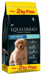 Equilibrio Equilibrio Dog Puppy Large Breed, 12 kg + 2 kg gratis