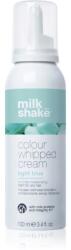 Milk Shake Colour Whipped Cream spuma tonica pentru toate tipurile de păr Light Blue 100 ml