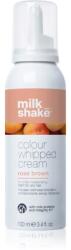 milk_shake Milk Shake Colour Whipped Cream spuma tonica pentru toate tipurile de păr Rose brown 100 ml