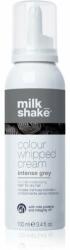 Milk Shake Colour Whipped Cream spuma tonica pentru toate tipurile de păr Intense gray 100 ml