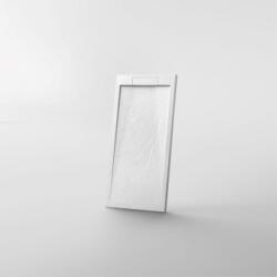 AREZZO design design STONE pala hatású öntött márvány zuhanytálca, 120x90 cm-es, fehér (2 doboz) (AR-DYT129LW)