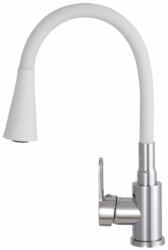 Gamma Flex 3000 Mosogató Álló Csaptelep - Rugalmas, Fehér (BFX-3000WH) - rent-xgranit