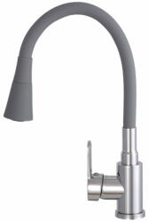 Gamma Flex 3000 Mosogató Álló Csaptelep - Rugalmas, Szürke (BFX-3000G)