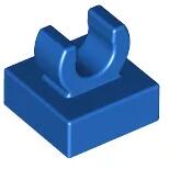 LEGO® 15712c7 - LEGO kék csempe 1 x 1 méretű klipsszel, lekerekített sarkokkal (15712c7)