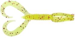 KEITECH Naluci KEITECH Little Spider 8.9cm, Chartreuse Red Flake PALnr. 01, 5buc/plic (15511181)