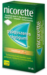  Nicorette Freshfruit Gum 4mg Gyogysz. Rago. 30x