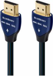 AudioQuest Blueberry HDMI 2.1 - HDMI 2.1 kábel 1.5m Fekete/Kék (HDM18BLUE150)