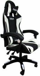 R-Sport Gamer szék, forgószék masszázs funkcióval, fekete-fehér (K3-GAMER-CHAIR-BLACK-WHITE) - pepita
