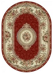 Delta Carpet Covor Oval, 150 x 230 cm, Grena, Model Floral Lotos (LOTUS-571-210-O-1523) Covor