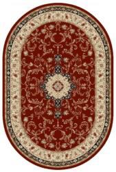 Delta Carpet Covor Oval, 50 x 80 cm, Grena, Model Lotos (LOTUS-523-210-O-0508) Covor