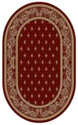 Delta Carpet Covor Bisericesc Oval, 150 cm x 230 cm, Rosu, Model Lotos (LOTUS-15033-210-O-1523)