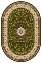 Delta Carpet Covor Oval, 120 x 170 cm, Verde / Crem, Model Lotos (LOTUS-523-310-O-1217)