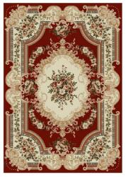 Delta Carpet Covor Dreptunghiular, 150 x 230 cm, Grena / Crem, Model Floral Lotos (LOTUS-503-220-1523) Covor