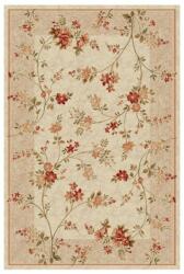 Delta Carpet Covor Dreptunghiular, 200 x 400 cm, Crem / Bej, Model Flori Lotos (LOTUS-551-100-24) Covor