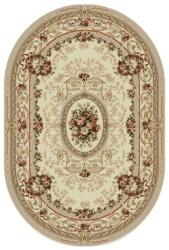 Delta Carpet Covor Oval, 80 x 150 cm, Crem / Bej, Model Floral Lotos (LOTUS-568-100-O-0815) Covor
