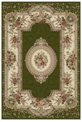 Delta Carpet Covor Dreptunghiular, 80 x 200 cm, Verde / Crem, Model Floral Lotos (LOTUS-571-310-082)
