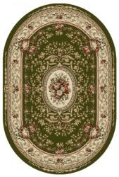 Delta Carpet Covor Oval, 150 x 230 cm, Verde, Model Floral Lotos (LOTUS-568-310-O-1523)