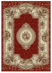 Delta Carpet Covor Dreptunghiular, 80 x 200 cm, Grena, Model Floral Lotos (LOTUS-571-210-082)