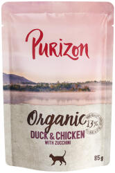 Purizon 6x85g Purizon Organic Kacsa, csirke & cukkini nedves macskatáp