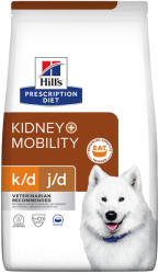 Hill's Prescription Diet 2x4kg Hill's PD Canine k/d+Mobility száraz kutyatáp