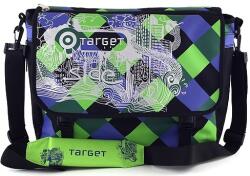 TARGET Cél válltáska, kék-zöld kockák (NW054051)