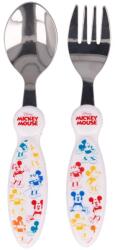 Stor - Tacâmuri pentru copii MICKEY MOUSE (furculiță și lingură), 60128 (8412497601288) Set pentru masa bebelusi