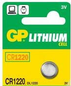 GP Batteries CR1220 gombelem, Lithium. B1520 (B1520)