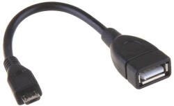 EMOS USB A aljzat - B micro kábel 0, 15 m. OTG