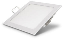 PHENOM LEDes beépíthető lámpa, 12 W négyzetes. LED panel. meleg fehér. 42005W fehér (42005W)