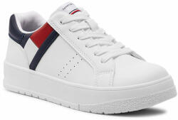 Tommy Hilfiger Sneakers Tommy Hilfiger Flag Low Cut Lace-Up T3X9-33356-1355 S Bianco 100