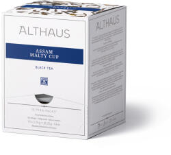 Althaus fekete tea Assam Malty Cup Pyra Pack 15x2, 75g